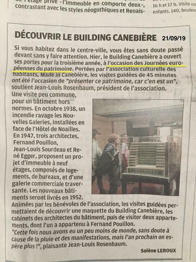 Appartement The Building Canebière Marseille